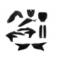 Σετ πλαστικά μοτοσυκλέτας ACERBIS για Yamaha YZ450F / YZ450FX 23-25 Black thumb